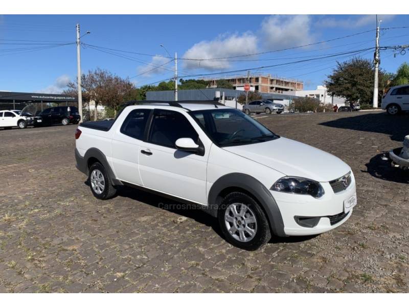 FIAT - STRADA - 2015/2016 - Branca - Sob Consulta