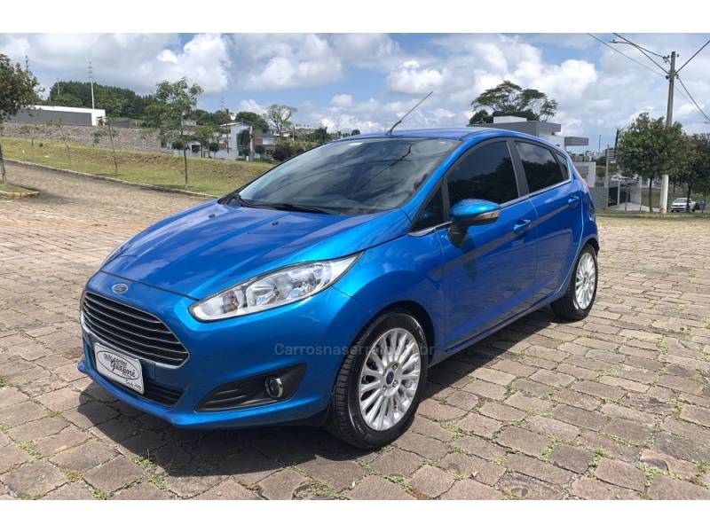 FORD - FIESTA - 2014/2014 - Azul - R$ 47.800,00